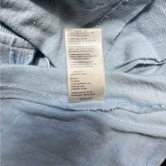 Free People Blue Long Bell Sleeve Tee - Picture 6 of 6